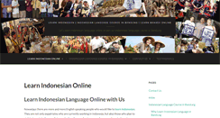 Desktop Screenshot of indonesianlanguage.net